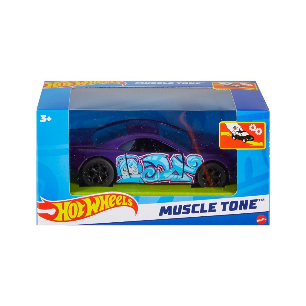 Hot Wheels Pull Back Cars 1:43 Assorted - Various Colors