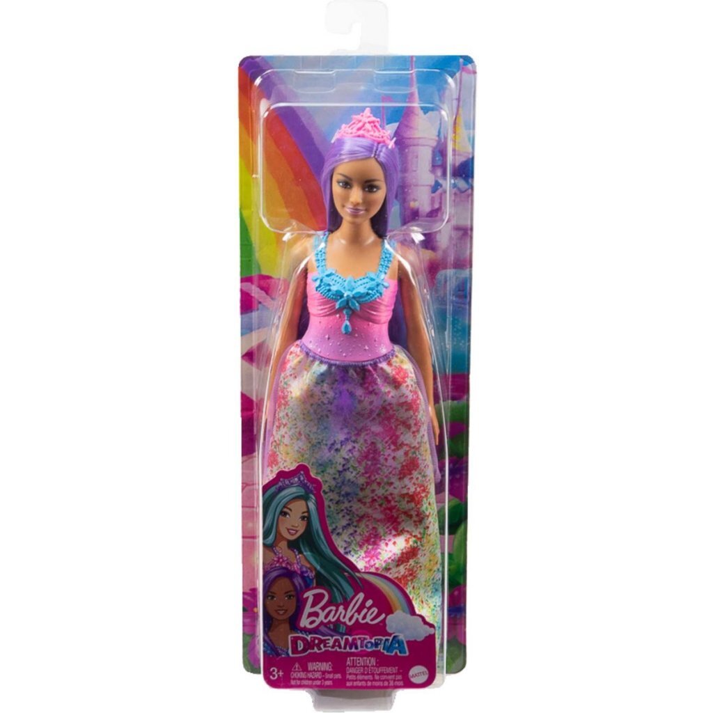 Barbie Dreamtopia Princess Doll with Purple Hair
