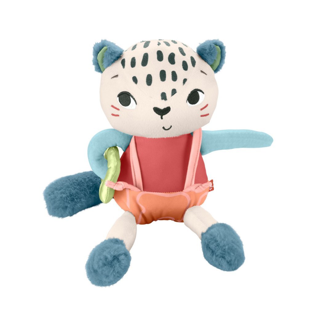 Fisher Price Plush Doll Snow Leopard - Planet Friends - Eco-Friendly - 3 Months+