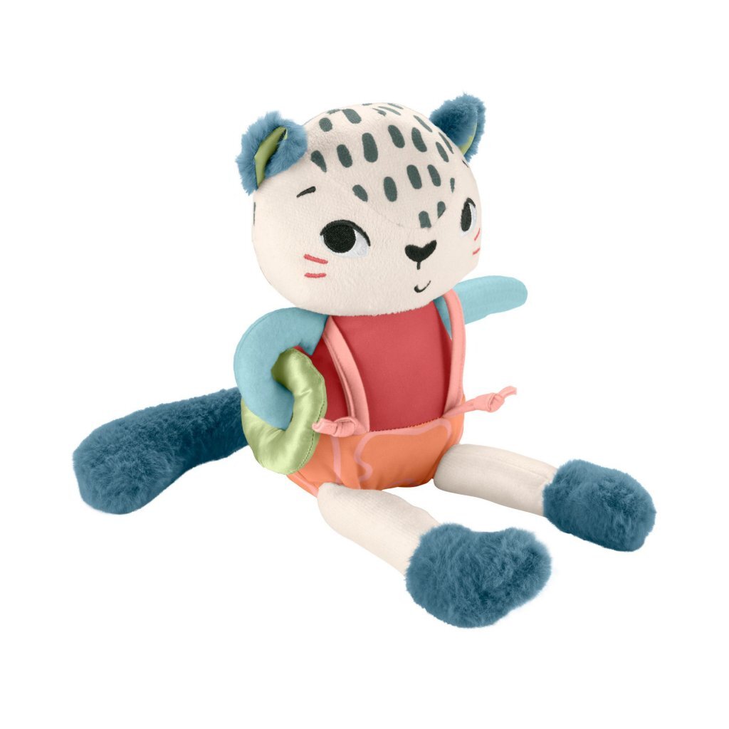 Fisher Price Plush Doll Snow Leopard - Planet Friends - Eco-Friendly - 3 Months+
