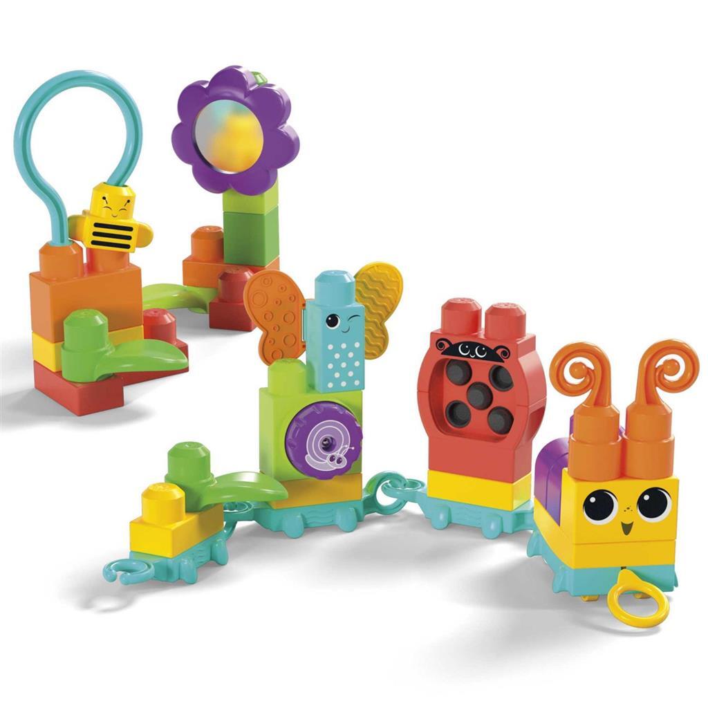 Mega Bloks Move and Groove Caterpillar Train Set for Toddlers
