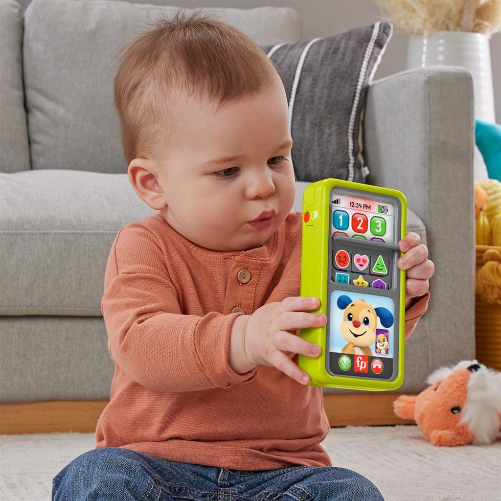 Fisher Price 2-in-1 Drag and Learn Smartphone - Light and Sound - 9 Months+