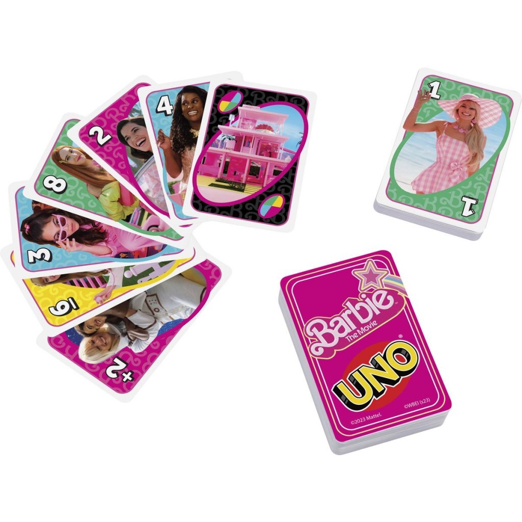 UNO Barbie The Movie Card Game