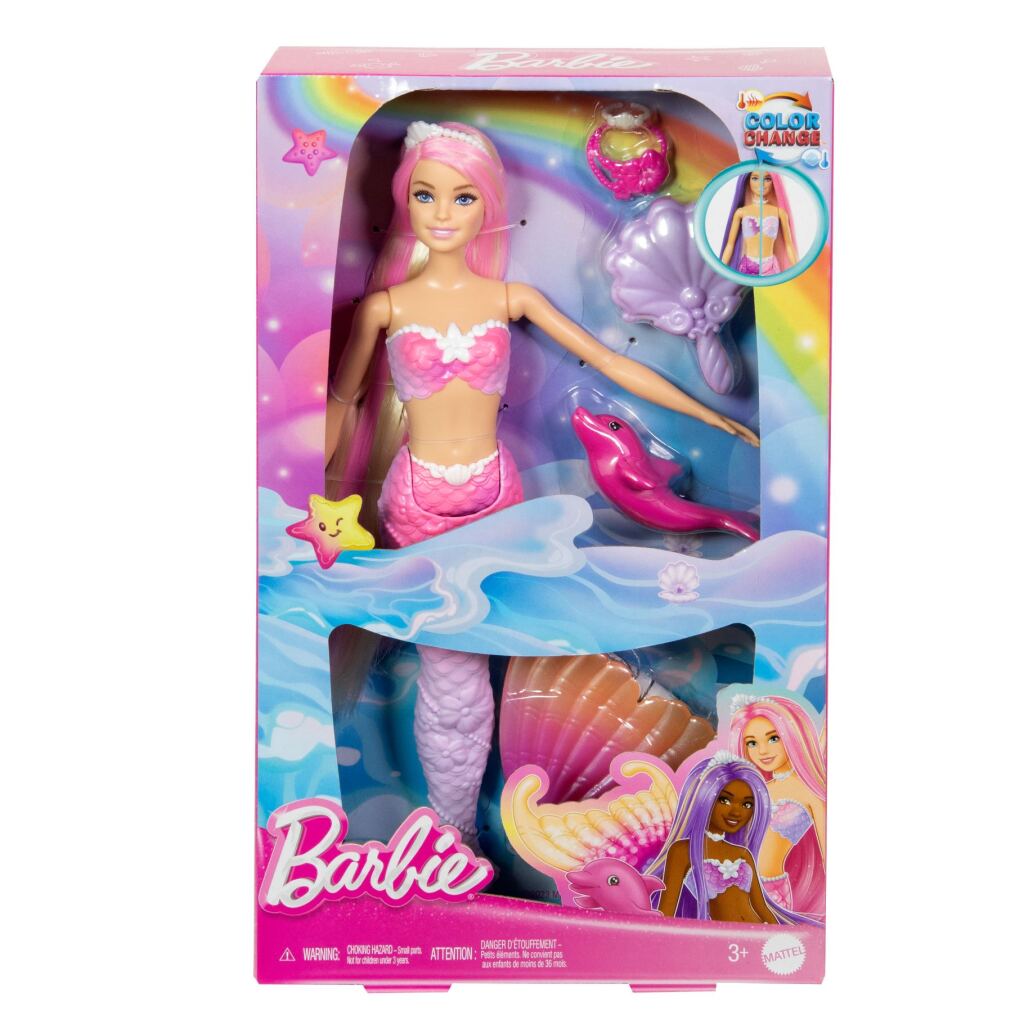Barbie A Touch of Magic Mermaid Doll with Color Changing Tail