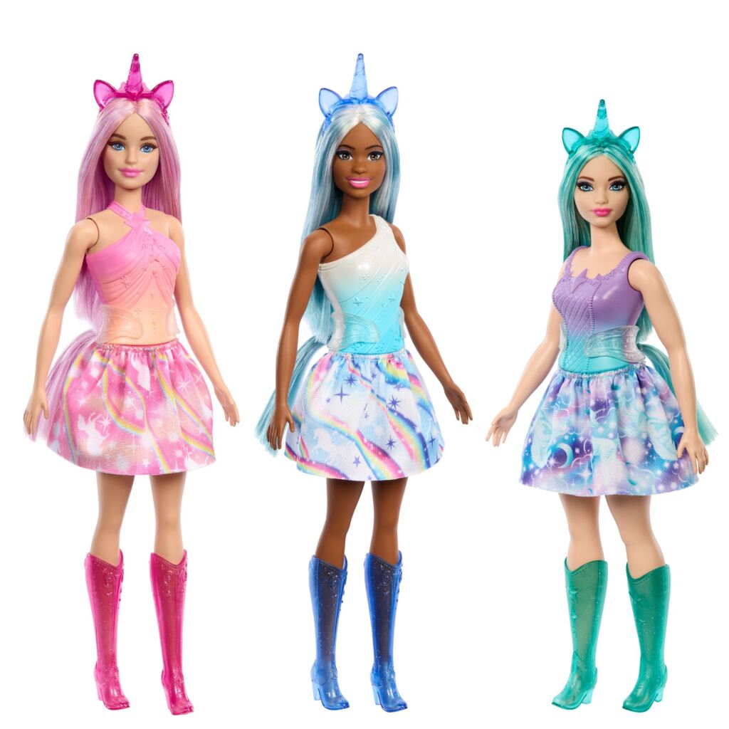 Barbie Unicorn Doll Assorted with Fantasy Hairstyles