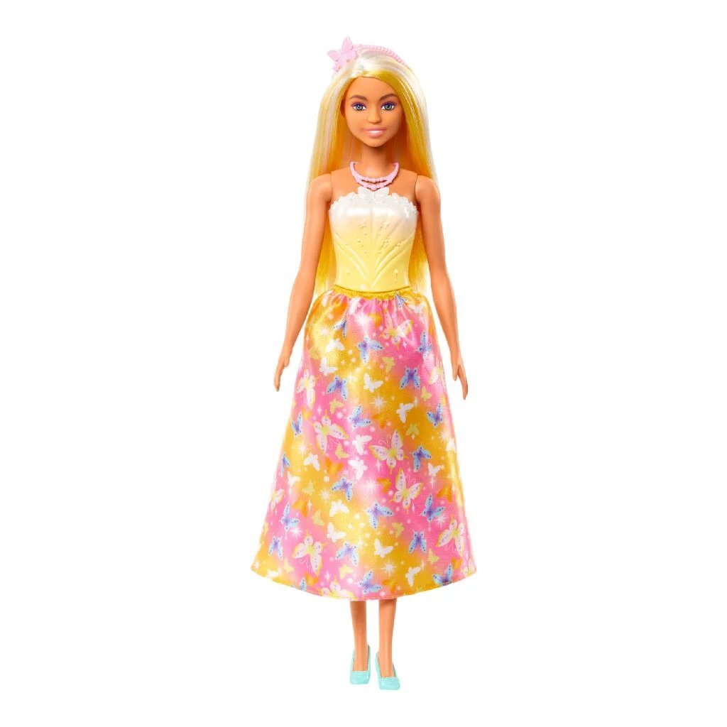 Barbie Royal Doll - Dreamy Colors, Sculpted Bodice, Printed Skirt - Ages 3+