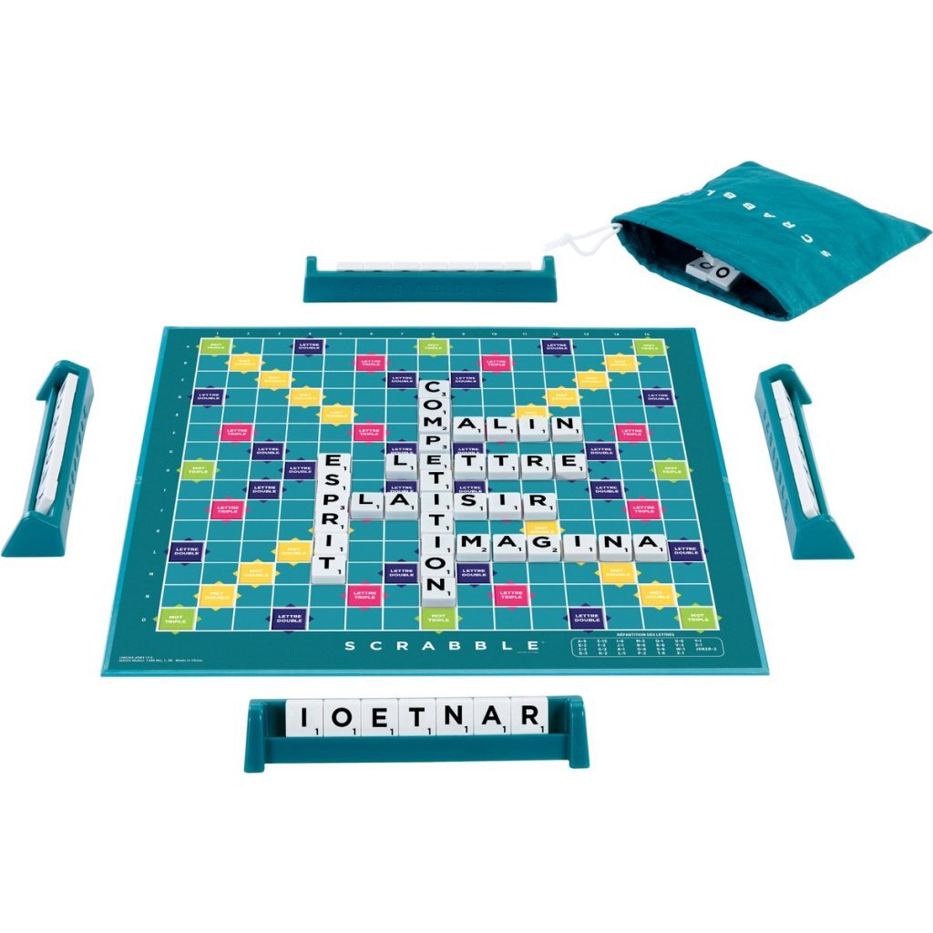 Mattel 2in1 Scrabble French Board Game for Ages 10+