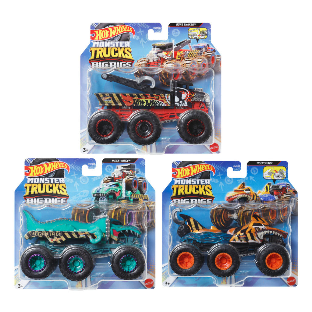 Hot Wheels Monster Truck Big Rigs Assorted - Random Version