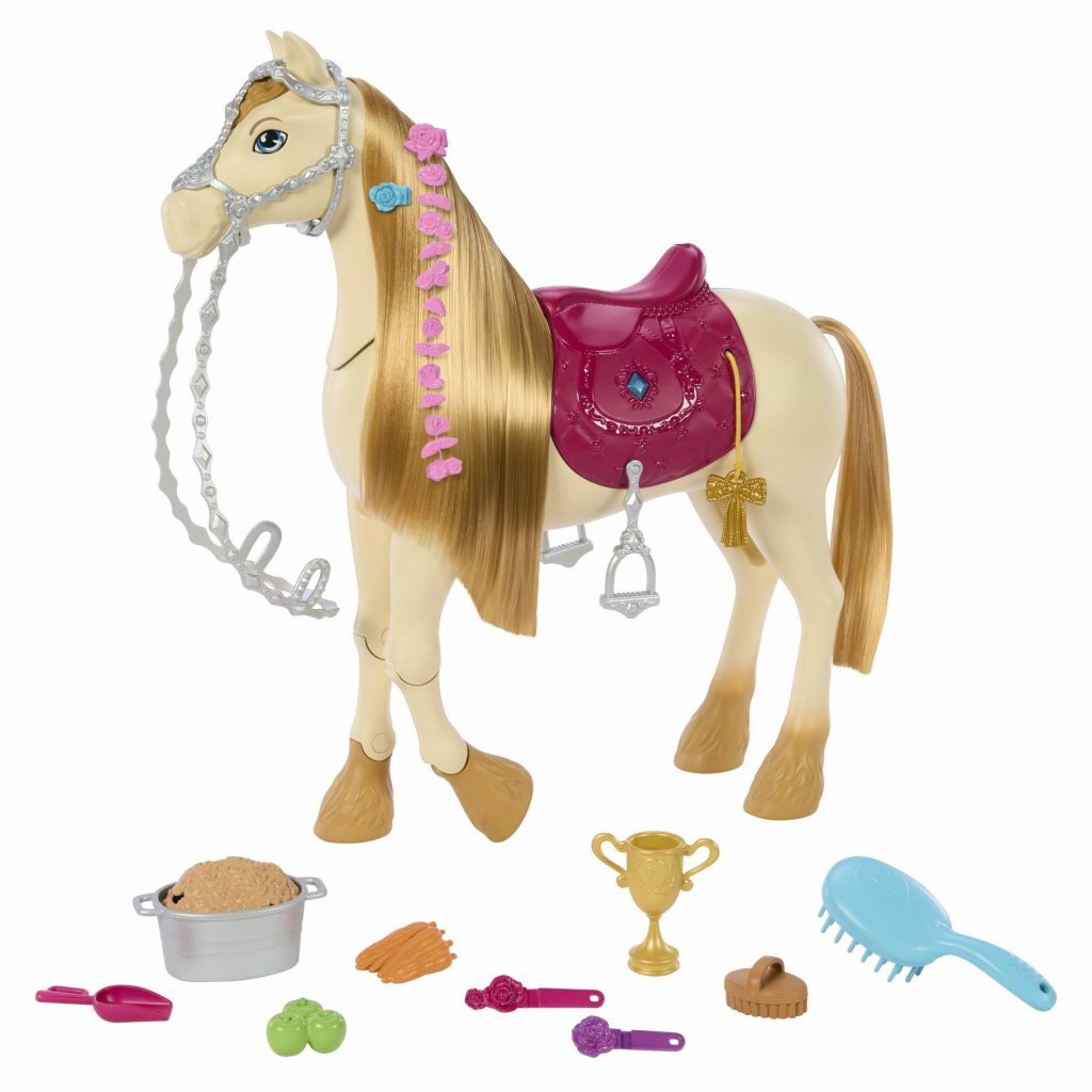 Barbie → Mysteries Toy Horse → 20 Sounds Interactive Playset → Ages 3+