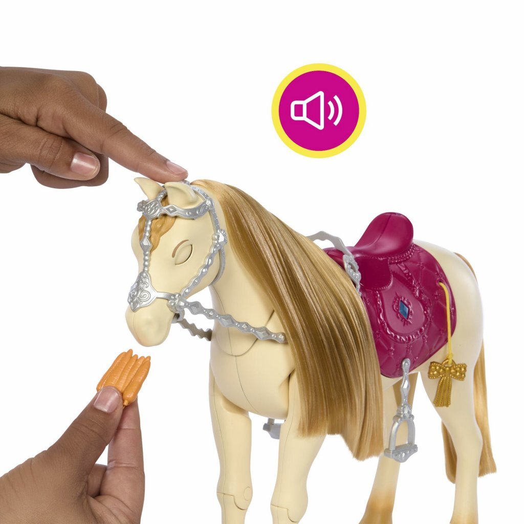 Barbie → Mysteries Toy Horse → 20 Sounds Interactive Playset → Ages 3+