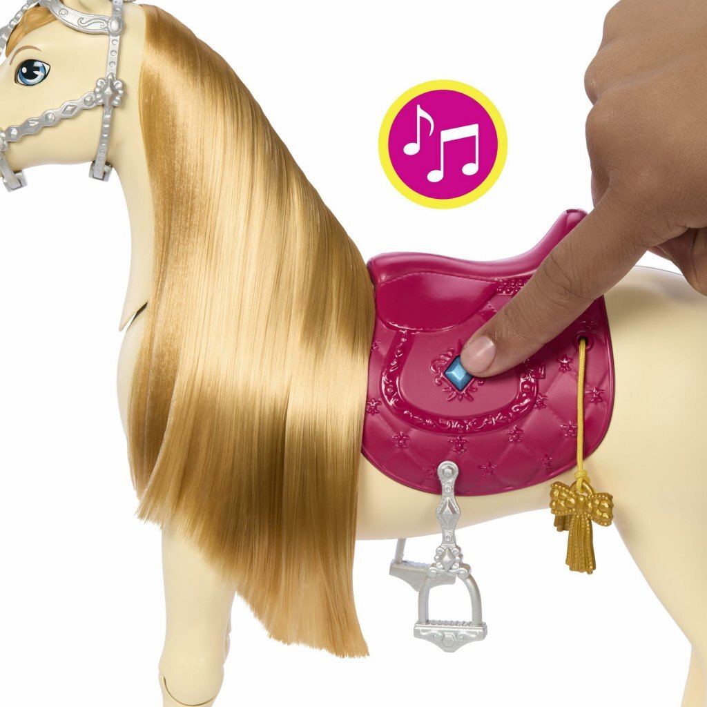 Barbie → Mysteries Toy Horse → 20 Sounds Interactive Playset → Ages 3+
