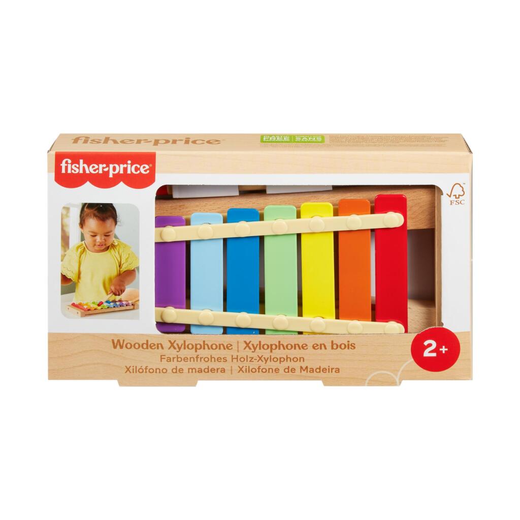 Fisher Price Wooden Xylophone Toy for Kids Aged 2 and Up
