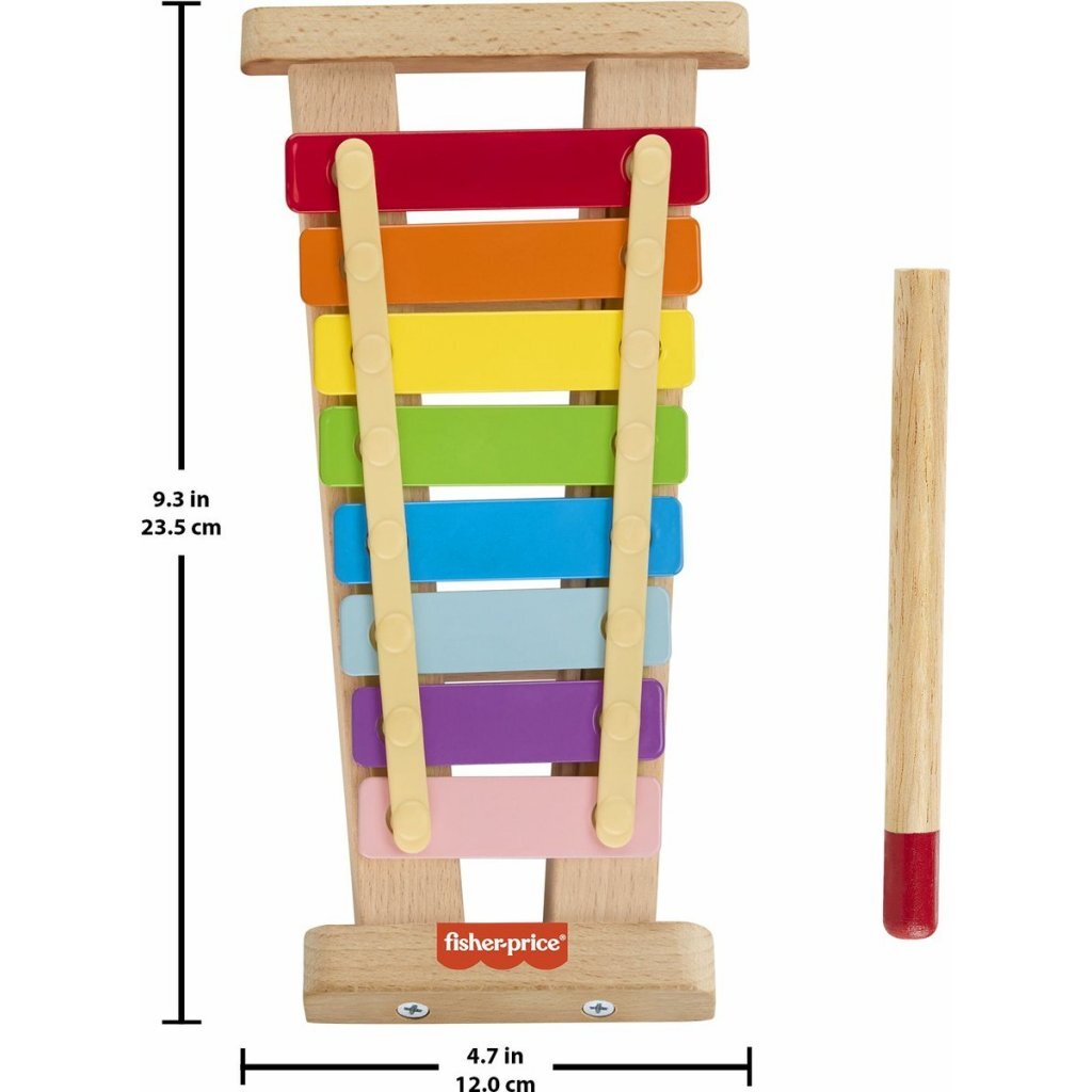 Fisher Price Wooden Xylophone Toy for Kids Aged 2 and Up