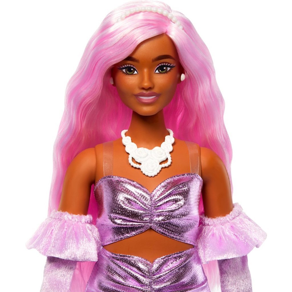 Barbie Fashionista Deluxe Doll with Metallic Pink Hair