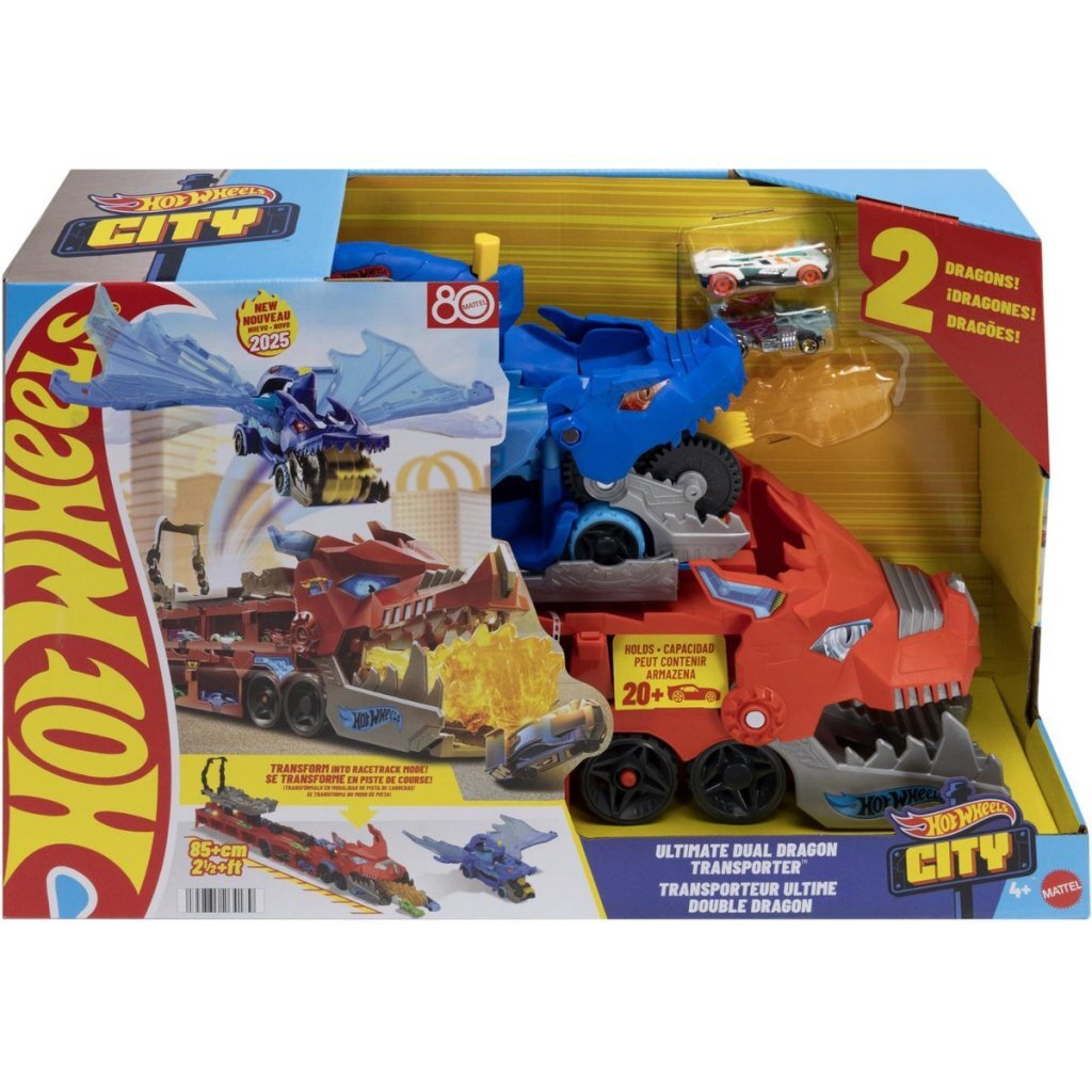 Hot Wheels City Ultimate Hauler Dragon Truck - 1:64 Scale