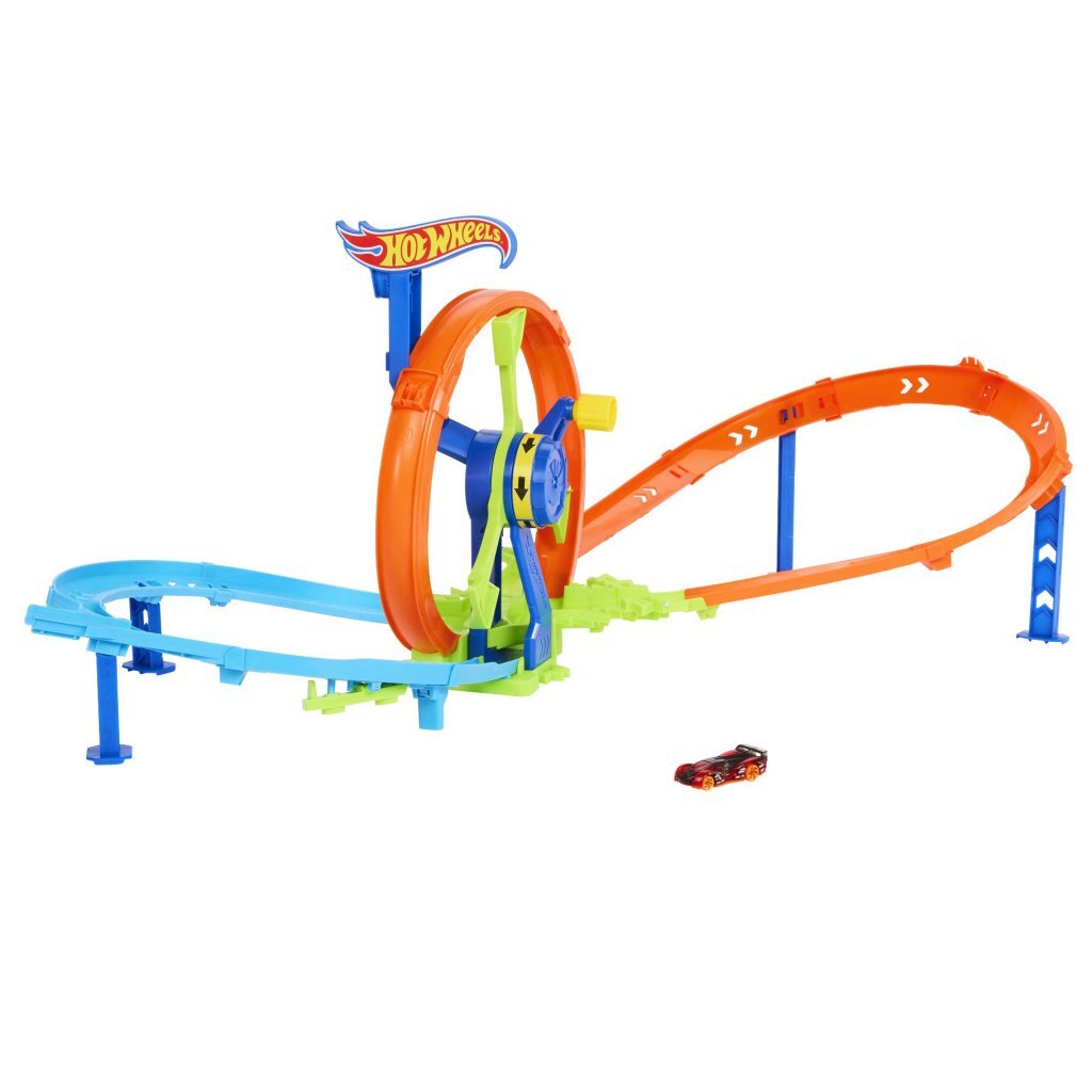 Hot Wheels Action Rapid Launch and Loop Track Set with Vehicle