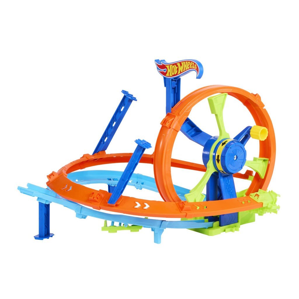Hot Wheels Action Rapid Launch and Loop Track Set with Vehicle