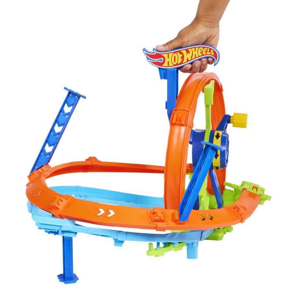 Hot Wheels Action Rapid Launch and Loop Track Set with Vehicle