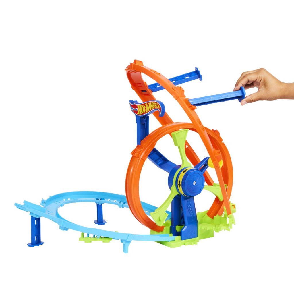 Hot Wheels Action Rapid Launch and Loop Track Set with Vehicle