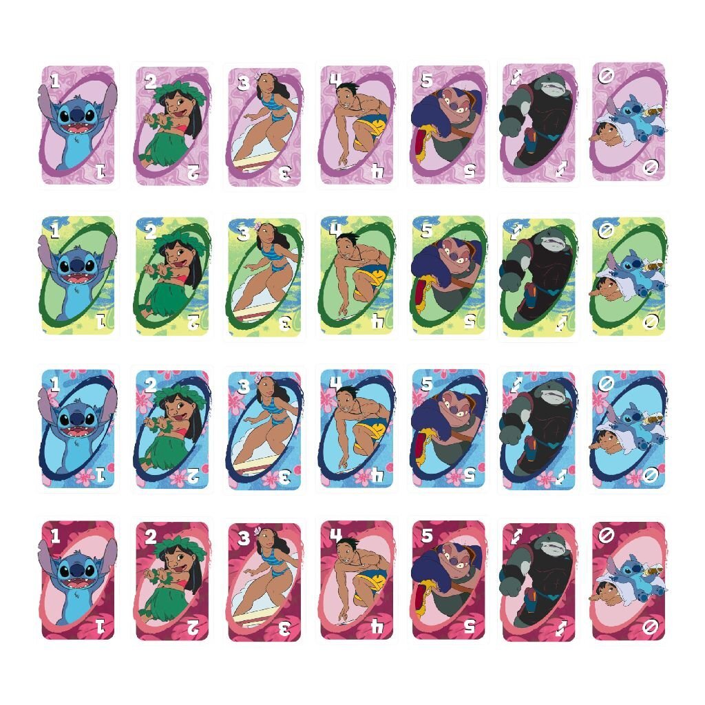 Mattel Uno Disney Lilo & Stitch Card Game