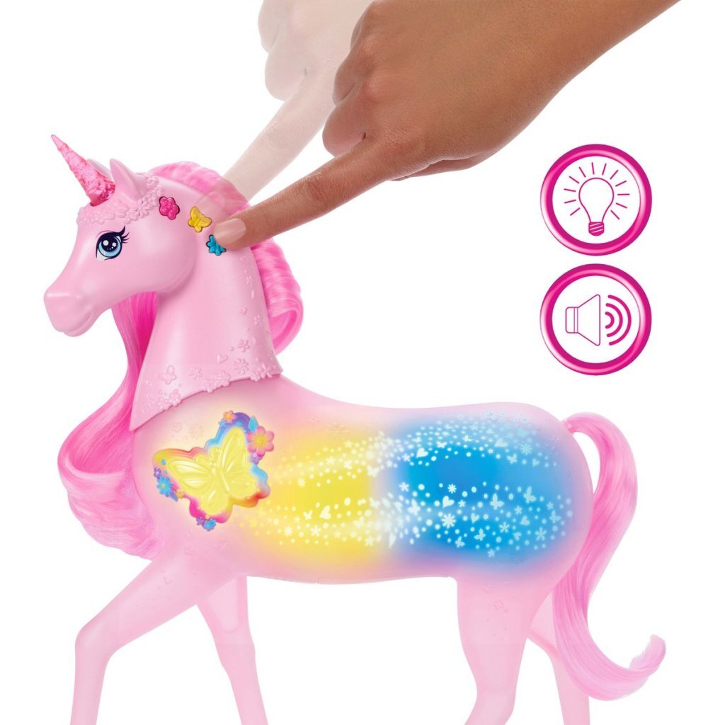 Barbie Fantasy Eenhoorn + Licht en Geluid
