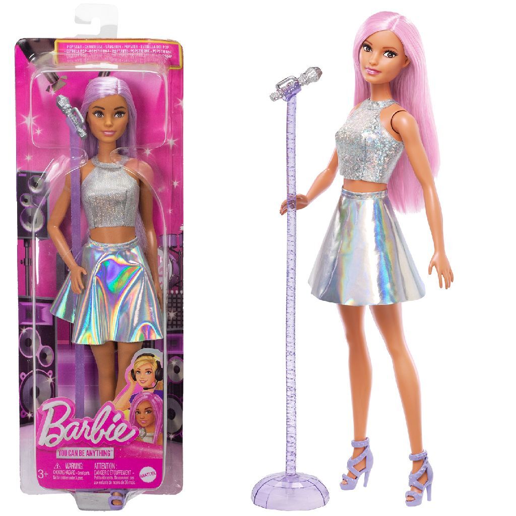 Barbie Popstar - Career Doll with Accessories - Ages 3+