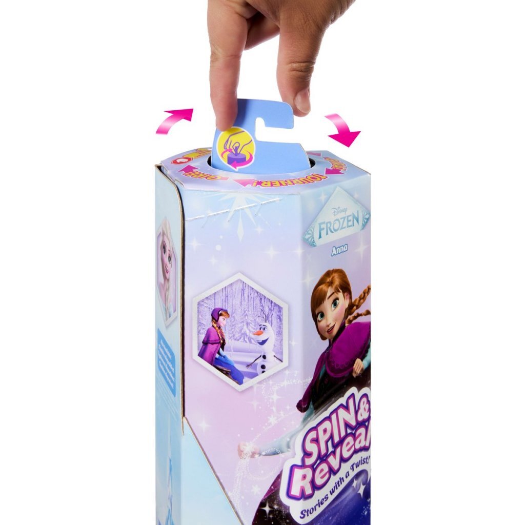 Disney Frozen → Spin & Reveal Anna Doll → Themed Play Scene