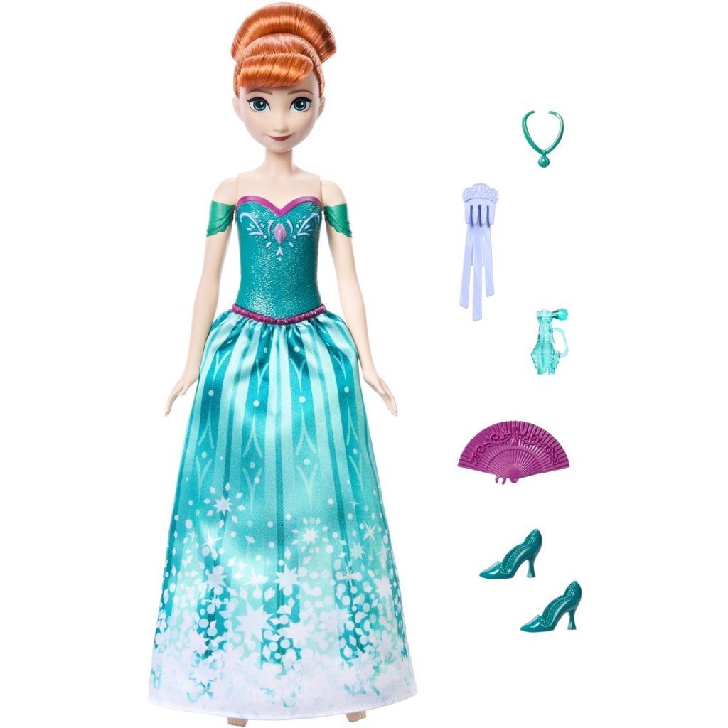 Disney Frozen → Spin & Reveal Anna Doll → Themed Play Scene
