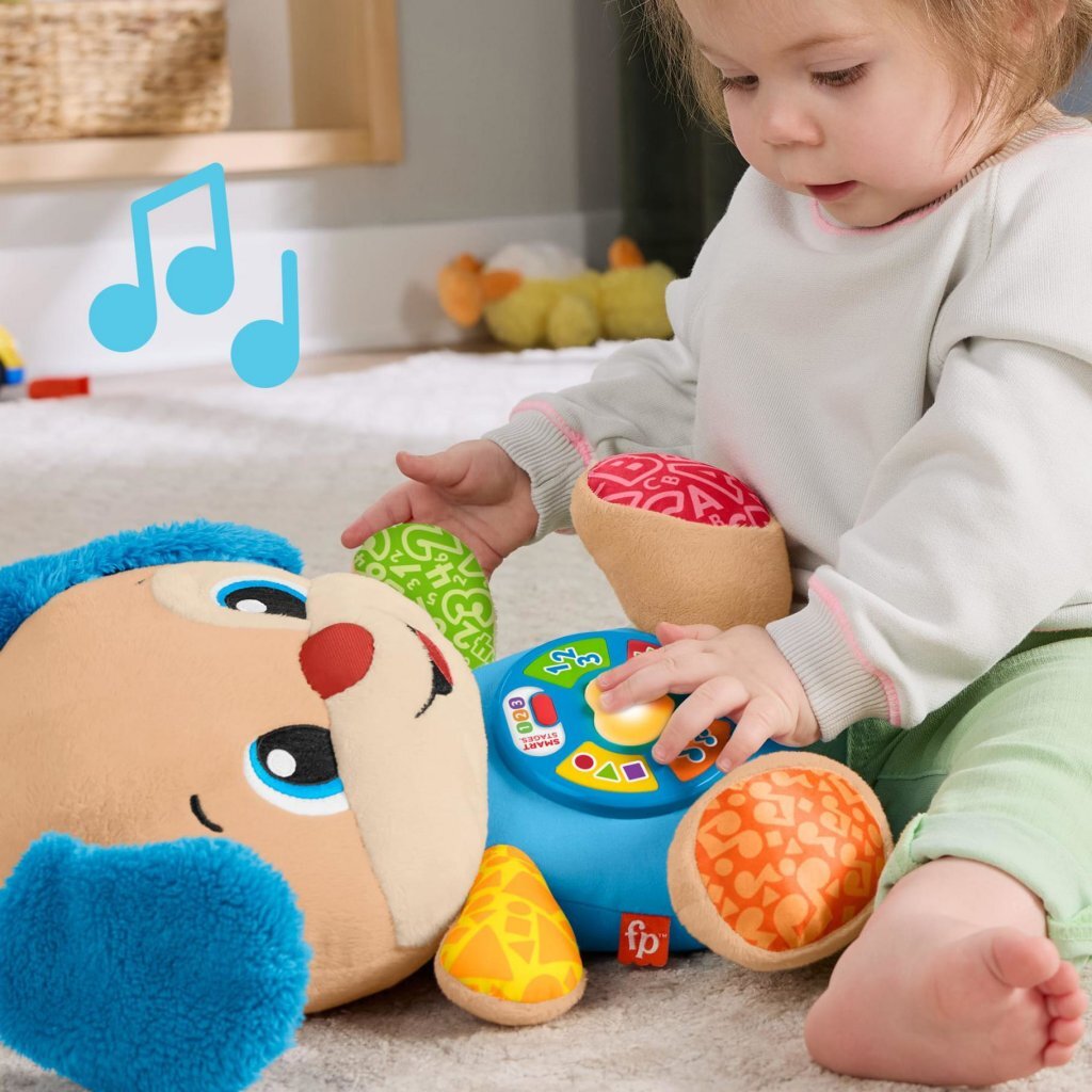 Fisher Price Laugh and Learn Puppy - Interactive Toy with Songs and Learning Stages - Suitable for 6 Months+