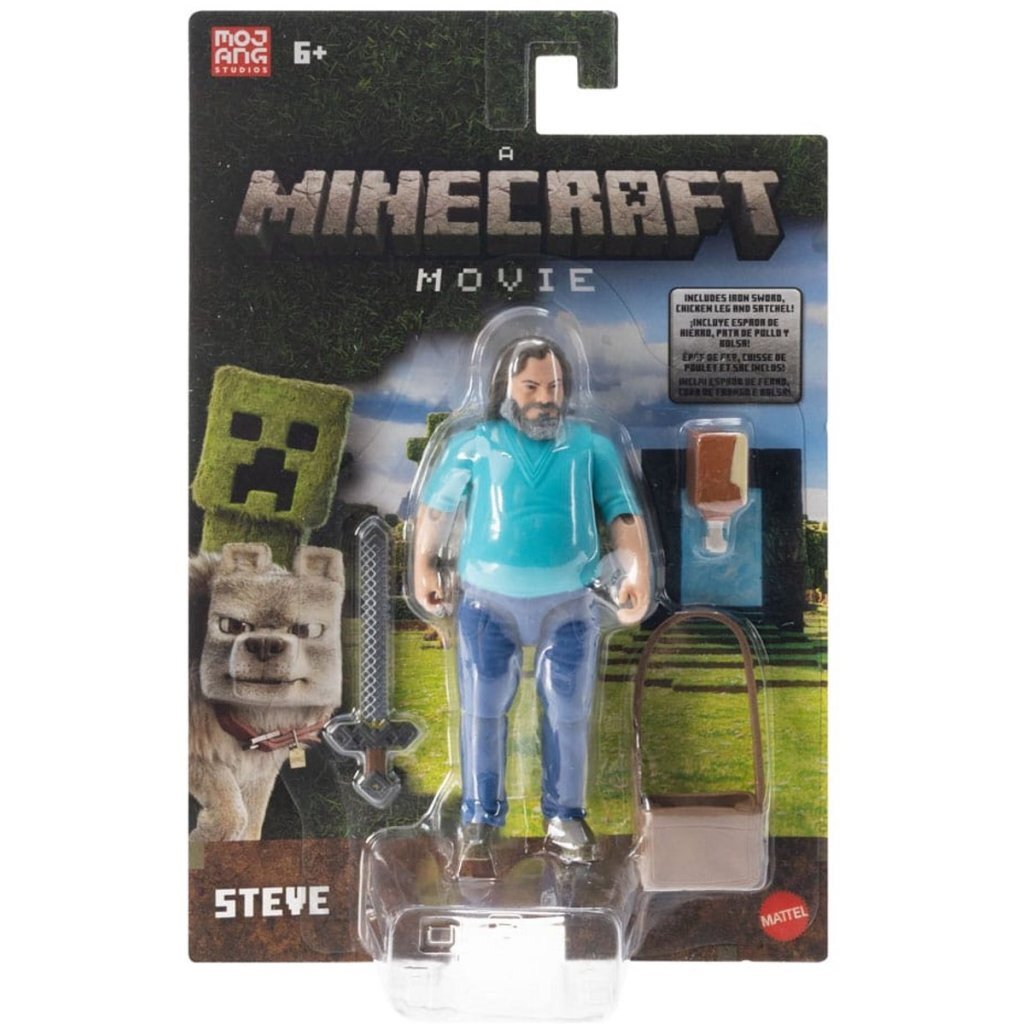 Minecraft Movie Singles Steve Action Figure