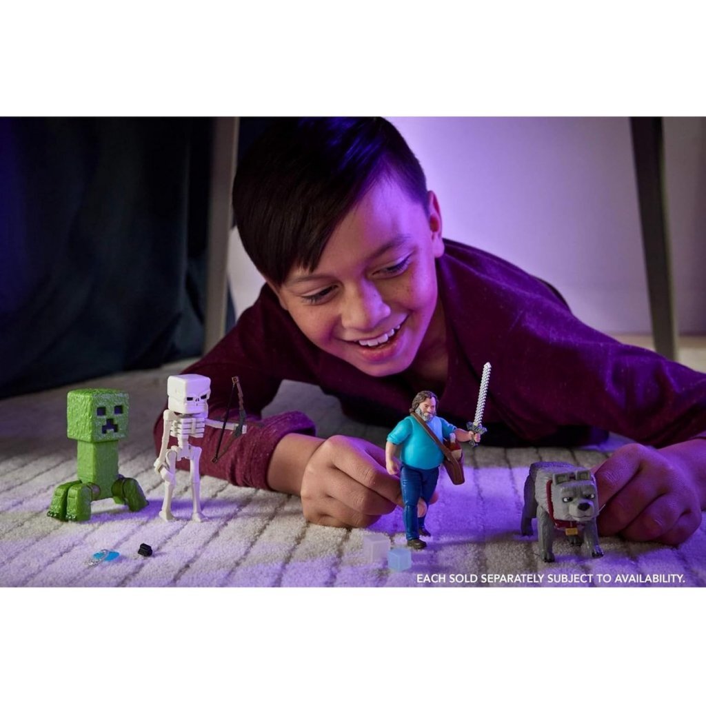 Minecraft Movie Singles Steve Action Figure