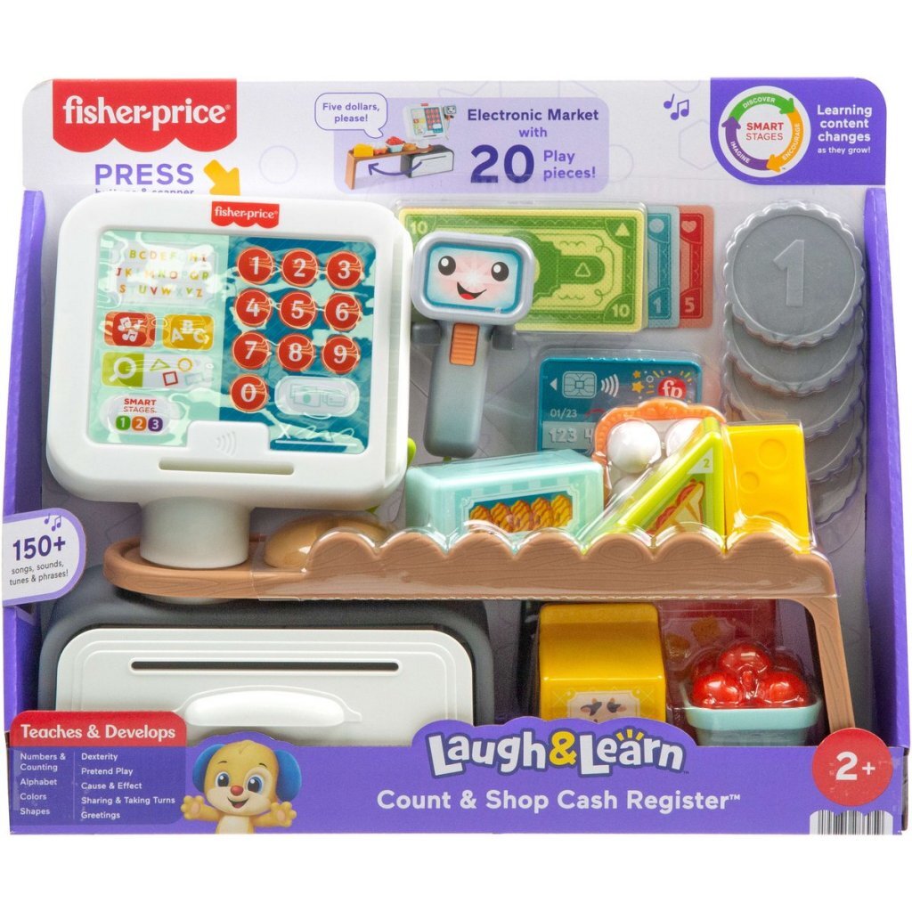 Fisher Price Laugh & Learn Cash Register - Sound - 2 Years+