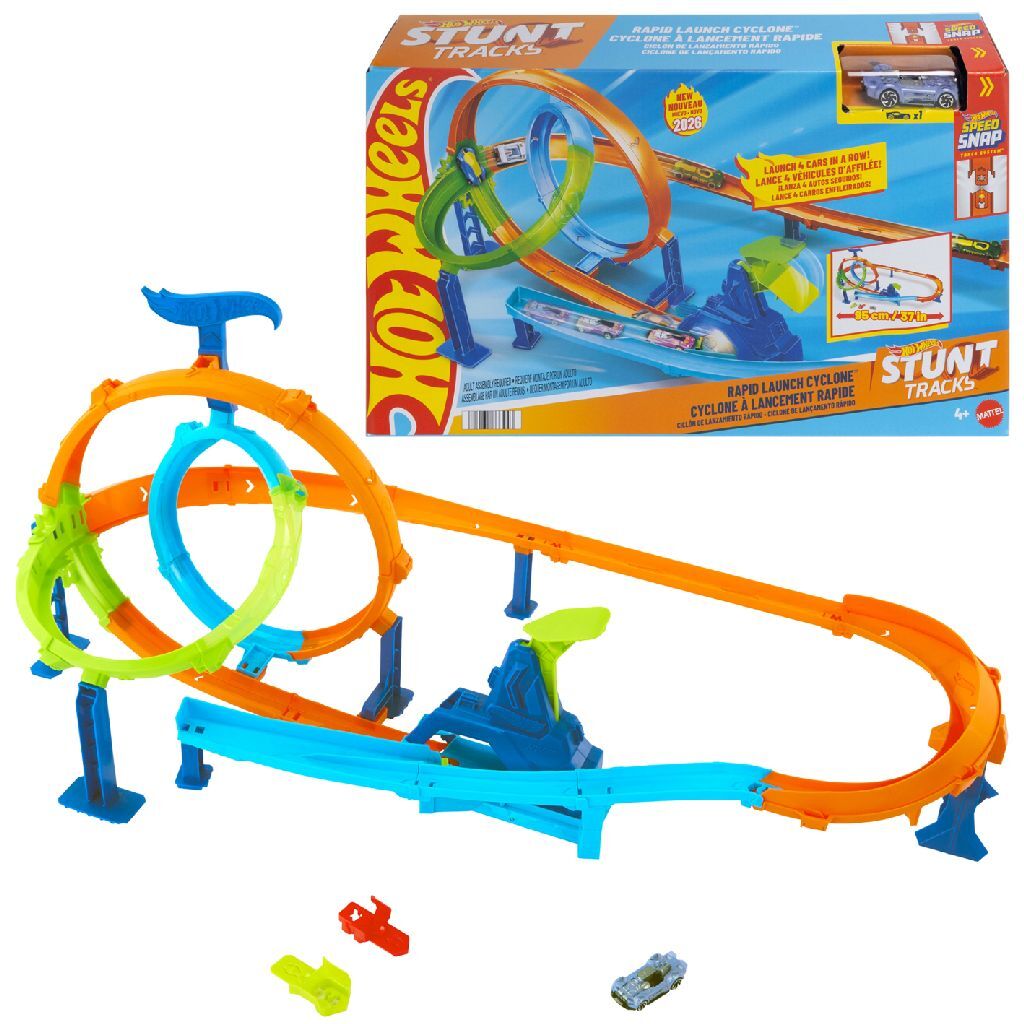 Hot Wheels Stunt Tracks Fast Launch Cyclone