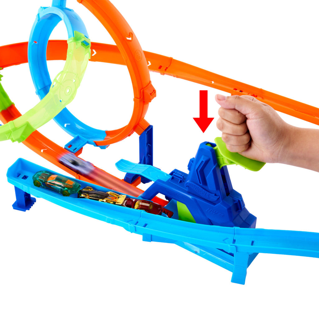 Hot Wheels Stunt Tracks Fast Launch Cyclone