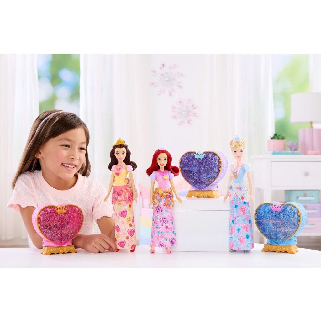 Disney → Princess Jewel Reveal Doll → Ariel with Surprise Accessories → Ages 3+
