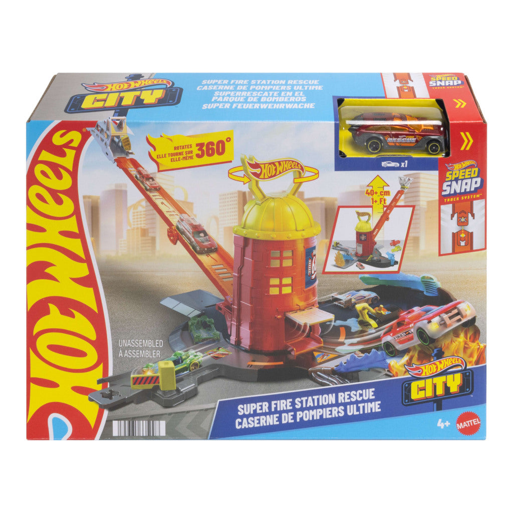 Hot Wheels City Super Rescue Fire Station