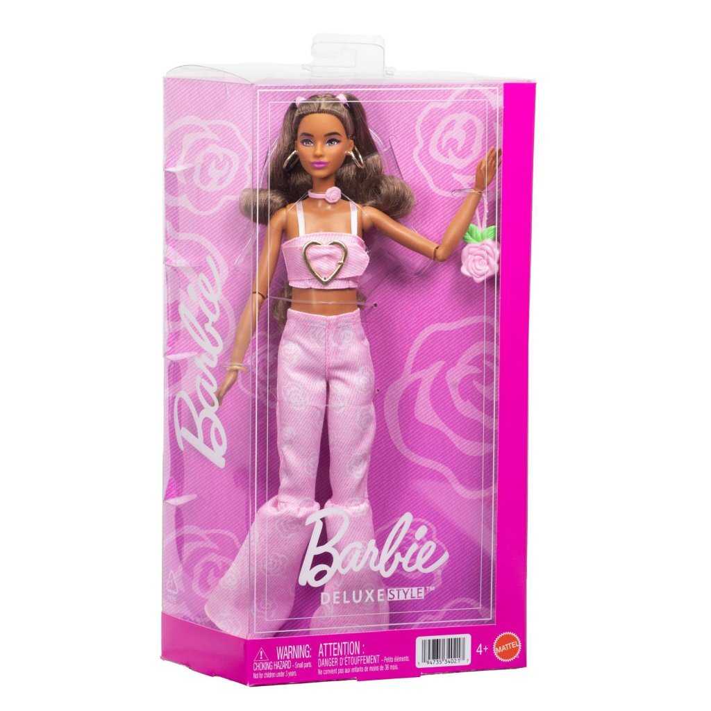 Barbie → Deluxe Style Doll → Glamorous Fashion → Pink