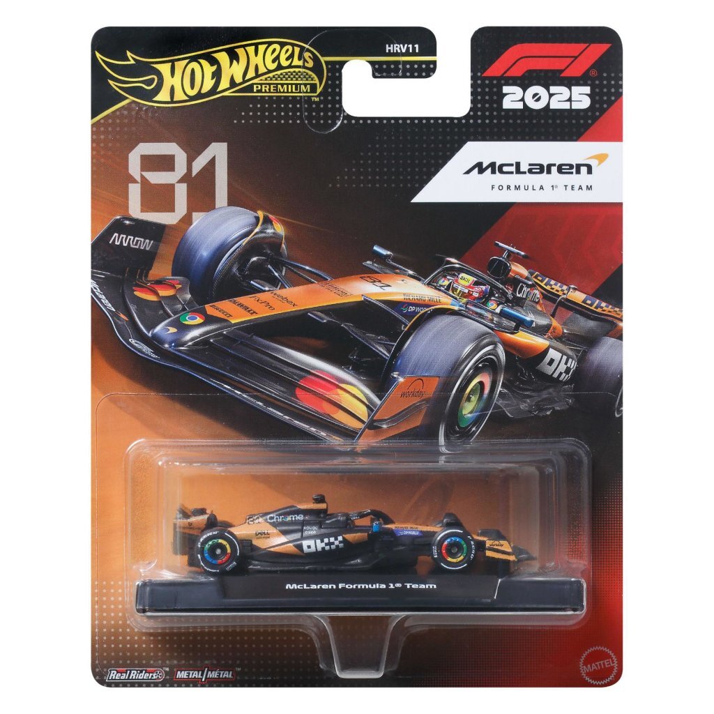 Hot Wheels Premium F1 Racecar McLaren Oscar Piastri