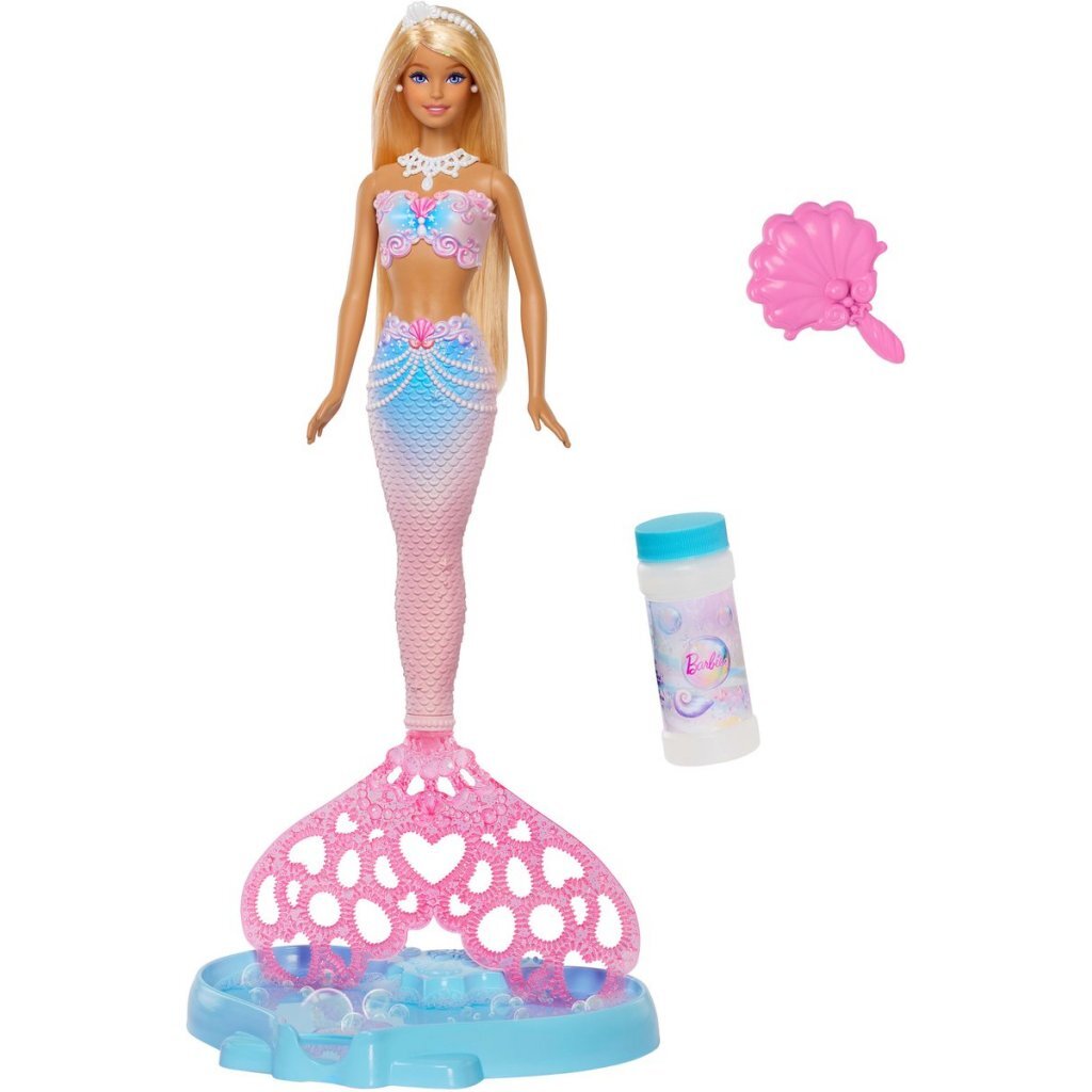 Barbie → Bubbling Mermaid → Magical Tail Fin → Ages 3+