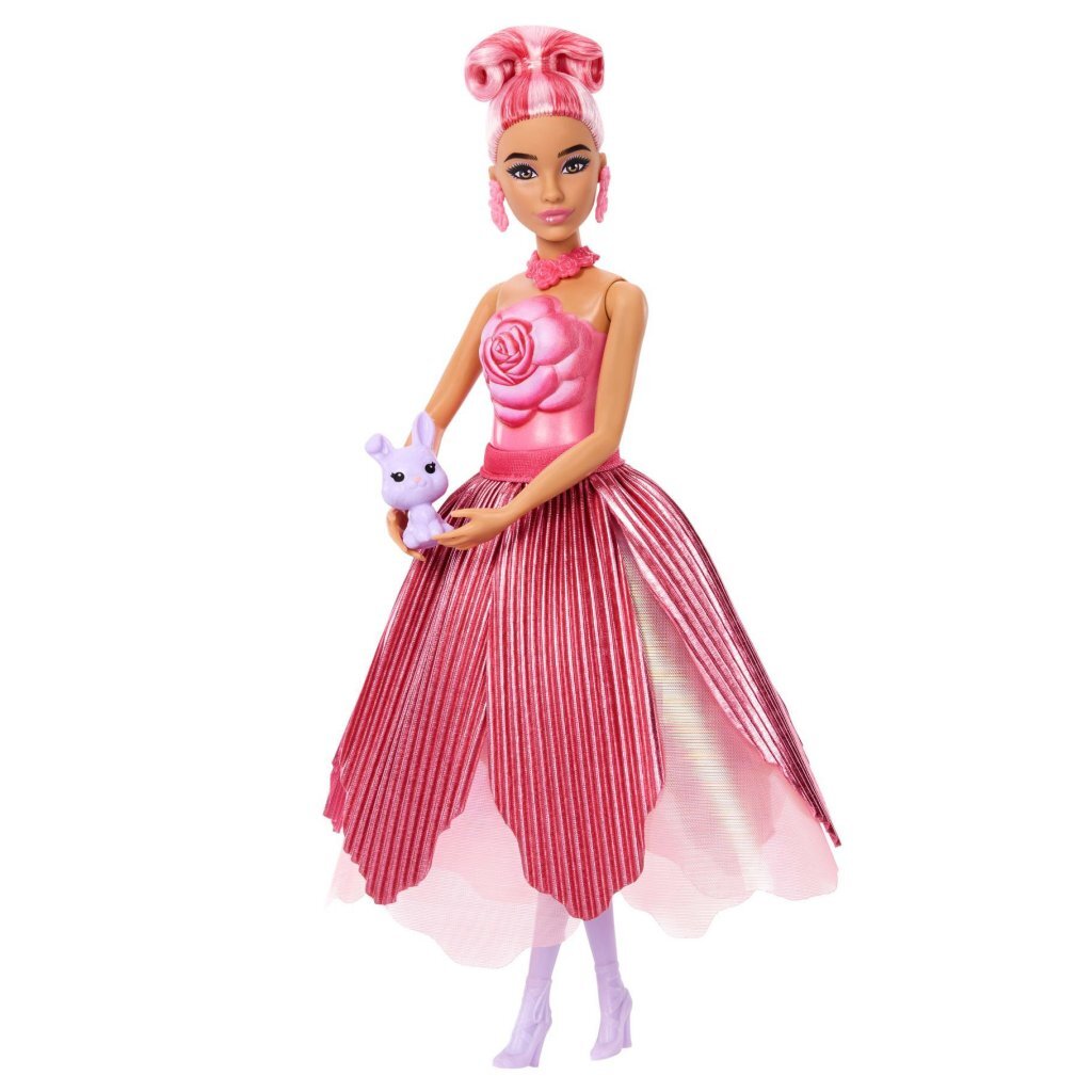 Barbie → Reveal Flower Surprise Red Rose → Scented Doll, Accessories → Ages 3+
