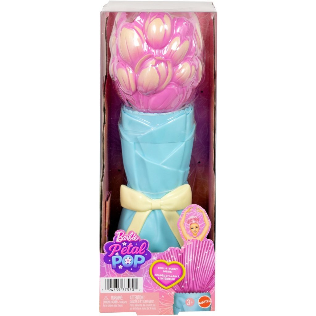 Barbie Reveal Flower Surprise Doll with Pink Tulip Bouquet