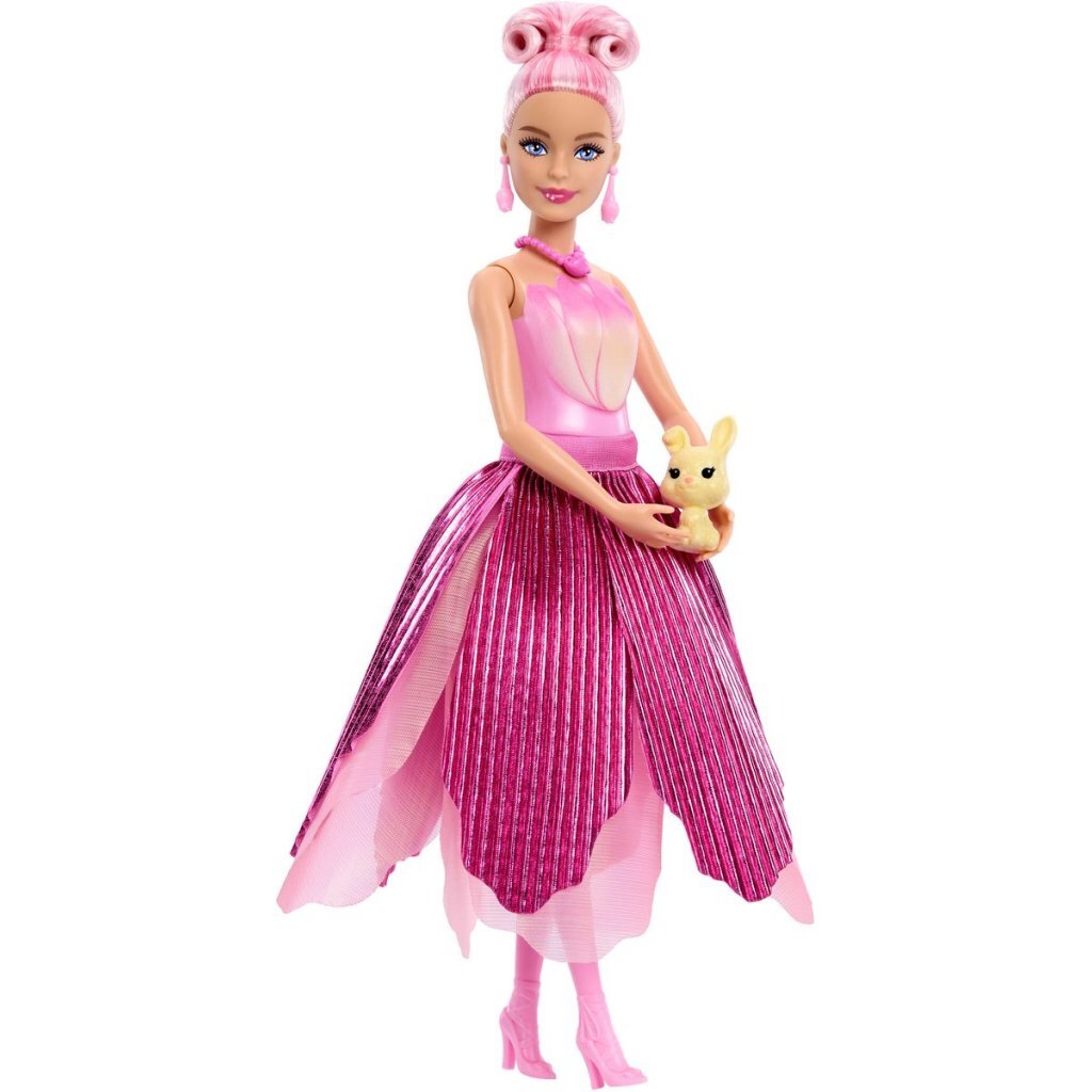 Barbie Reveal Flower Surprise Doll with Pink Tulip Bouquet