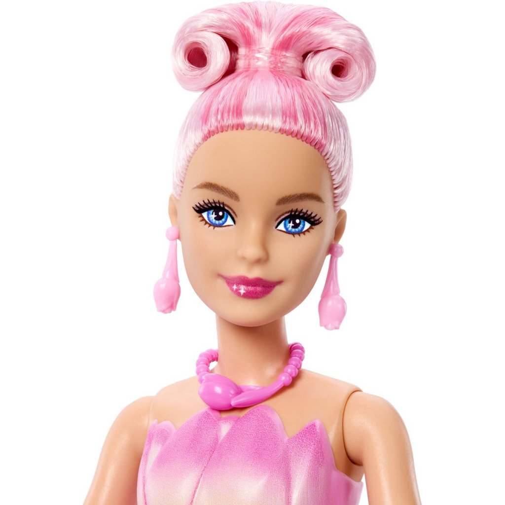 Barbie Reveal Flower Surprise Doll with Pink Tulip Bouquet