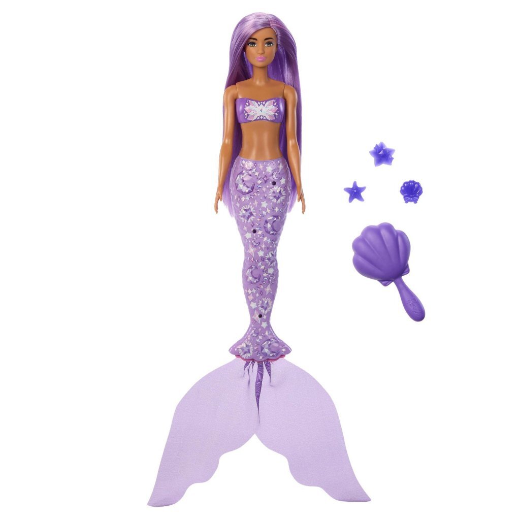 Barbie → Color Reveal Mermaid Doll → Assorted Versions → Ages 3+