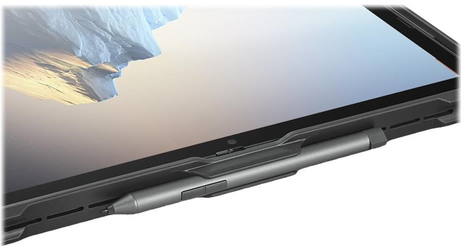 Lenovo ThinkPad - Hintere Abdeckung für Tablet - Thermoplastisches Polyurethan (TPU), Polycarbonat, Silikon - Schwarz - für ThinkPad X12 Detachable 20UV, 20UW (4X41A08251) afbeelding 1