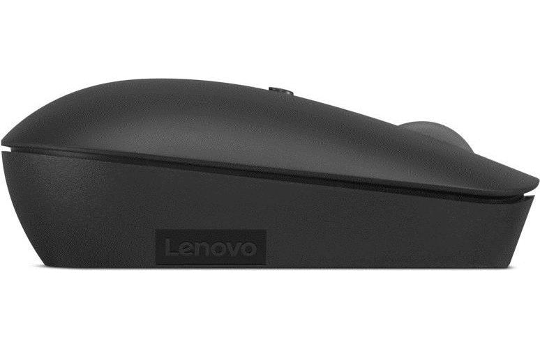 Lenovo ThinkPad Compact - Maus - rechts- und linkshändig - optisch - 4 Tasten - kabellos - 2.4 GHz - USB-C Wireless-Empfänger - Schwarz - OEM - für ThinkPad L13 Gen 2, L13 Yoga Gen 2, P15v Gen 2, T14s Gen 2, T15p Gen 2, X13 Gen 2 afbeelding 1