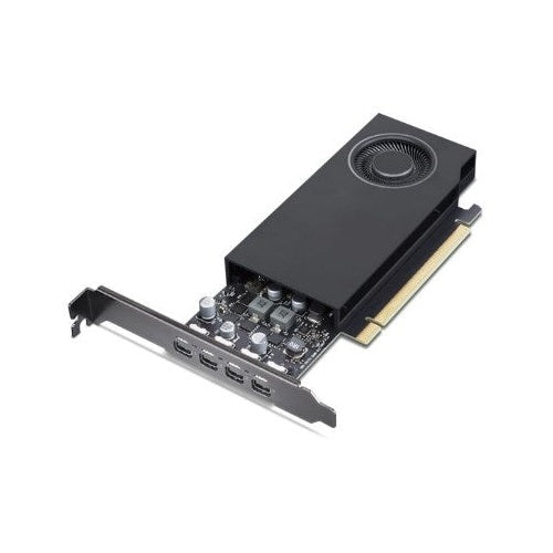 Lenovo NVIDIA RTX A400 - Grafikkarten - RTX A400 - 4GB GDDR6 - PCIe 4,0 x8 - 4 x Mini DisplayPort (4X61Q73040) afbeelding 2