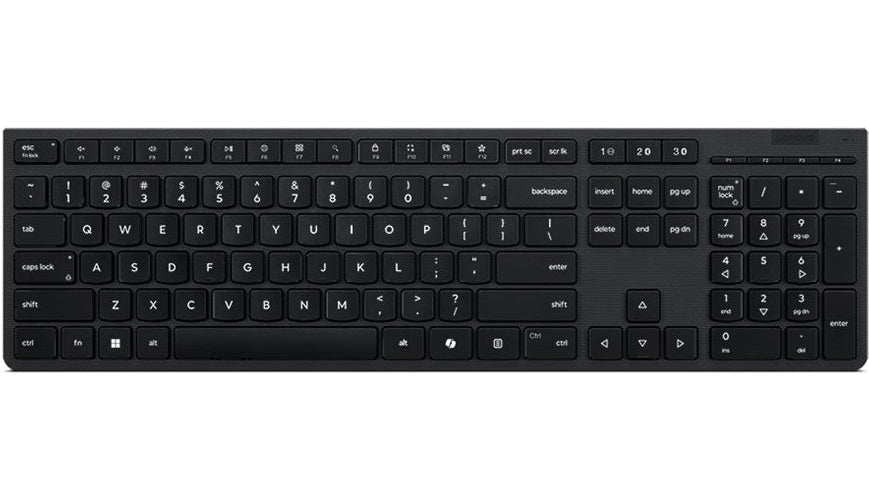 Lenovo Professional - Tastatur - full size - kabellos - 2.4 GHz, Bluetooth - QWERTZ - Deutsch - Grau - braune Box (4Y41R64517) afbeelding 1