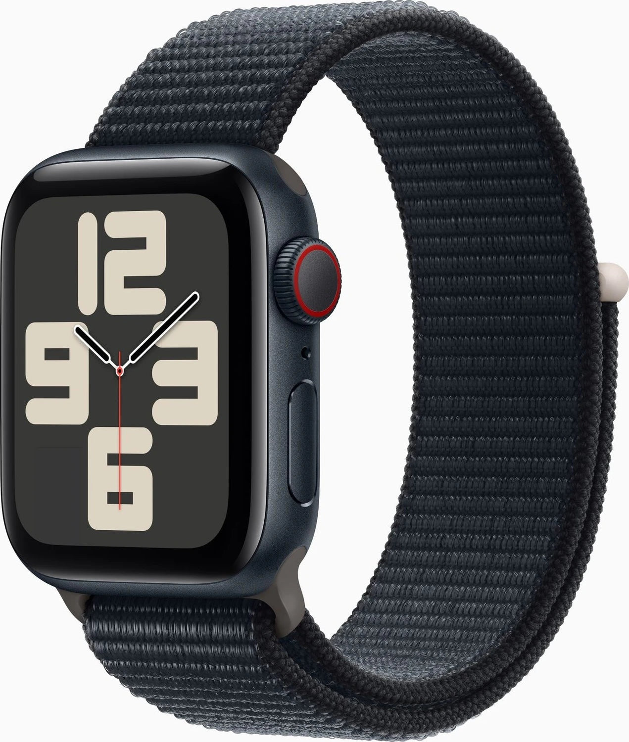 Apple Watch SE 2. Generation LTE 40 mm Midnight mit Sport Loop Armband - 0195949006555 - afbeelding 1