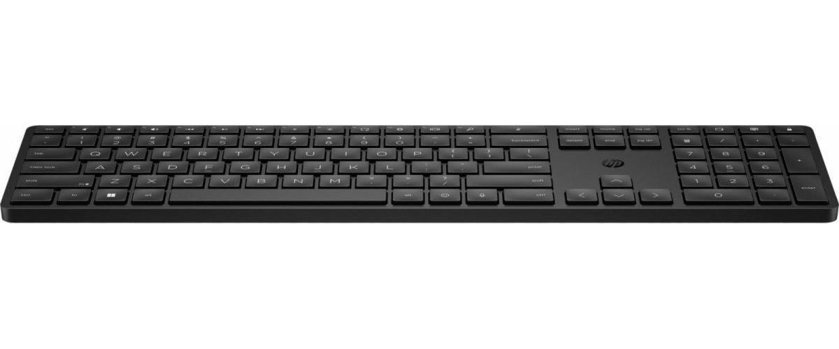 HP 455 - Tastatur - programmierbar - kabellos - 2,4 GHz - QWERTY - Englisch - Schwarz - für HP 34, Elite Mobile Thin Client mt645 G7, ZBook Firefly 14 G9, ZBook Fury 16 G9 (4R177AA#ABB) afbeelding 1